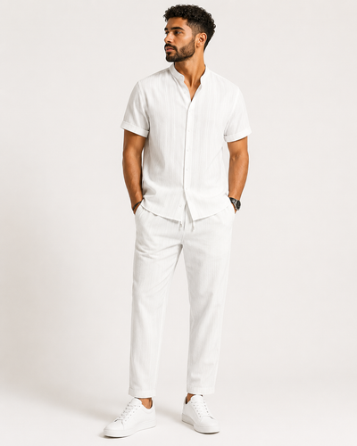 Men’s Summer Shirt & Trousers Set