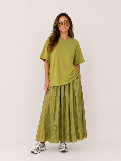 Women's Pleated Summer Dress