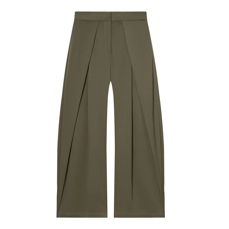 Women's Pleated Wide Leg Pants